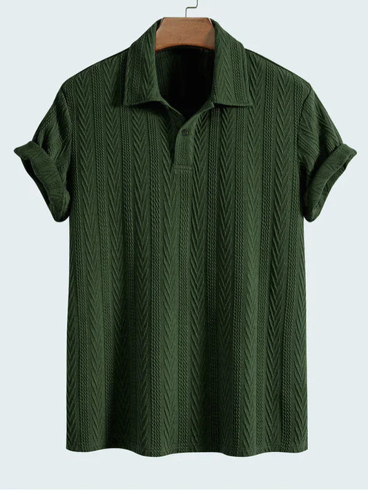 Premium Half Sleeve Polo T Shirt - Green
