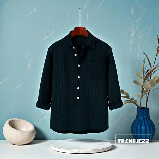 Luxury Full Sleeve Cord Katua - Midnight Teal