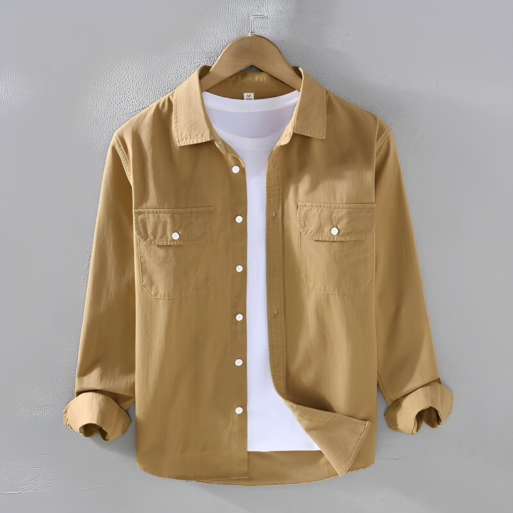 Full Sleeve Casual Shirt For Men - Copper