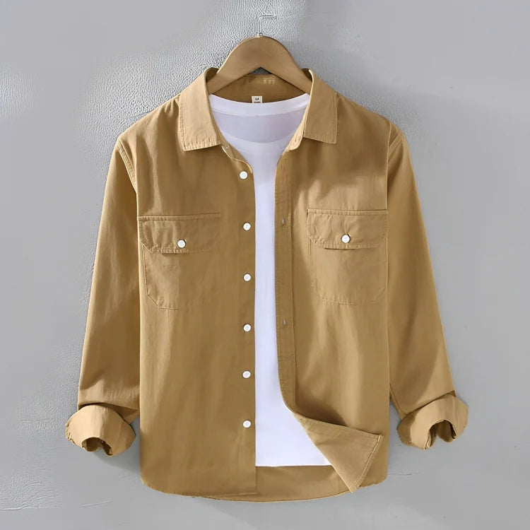 Full Sleeve Casual Shirt For Men - Copper